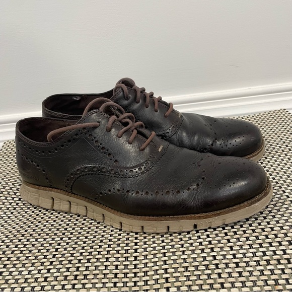 COLE HAAN ZEROGRAND
WINGTIP C25273 (JAVA
LEATHER-COBBLESTONE) Size 11.5 - Picture 5 of 14